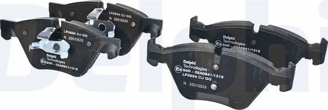 Тормозные колодки Delphi (Semi-Metallic). Артикул LP3534