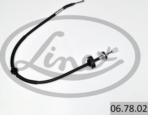 Трос ручника (тросик ручного тормоза) Linex. Артикул 06.78.02