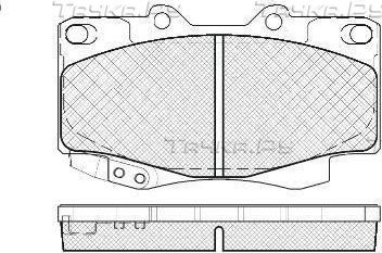 Тормозные колодки FIT передние для Toyota Fortuner I 2004-2015. Артикул FP0799