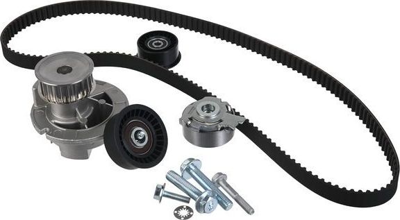 Помпа (водяной насос) с комплектом ремня ГРМ Zentparts. Артикул Z37733