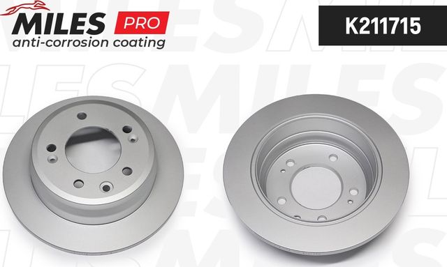 Тормозной диск Miles задний для Kia Optima III 2010-2015. Артикул K211715