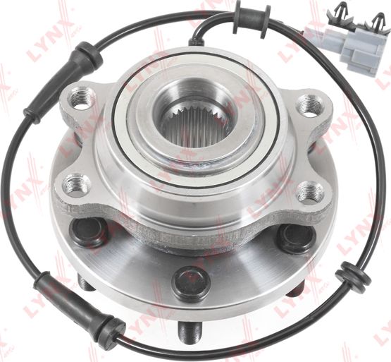 Ступица колеса с интегрированным подшипником LYNXauto передняя для Nissan Pathfinder III 2005-2014. Артикул WH-1104