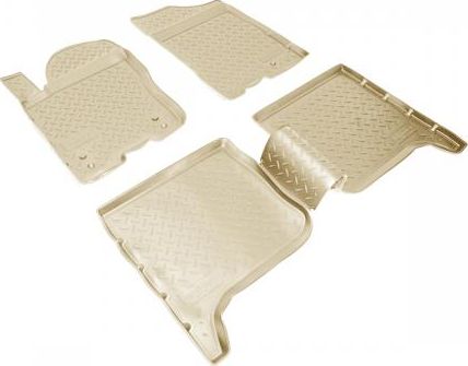 Коврики Норпласт для салона Infiniti QX56 II 2007-2009. БЕЖЕВЫЕ. Артикул NPL-Po-33-75Beige