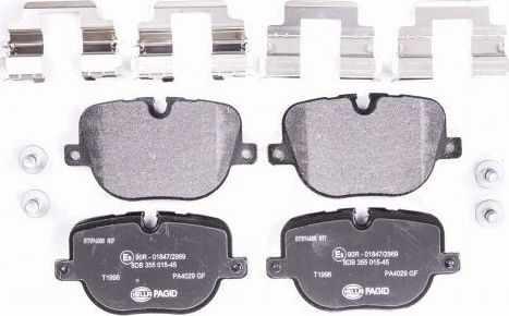 Тормозные колодки Hella. Артикул 8DB 355 015-451