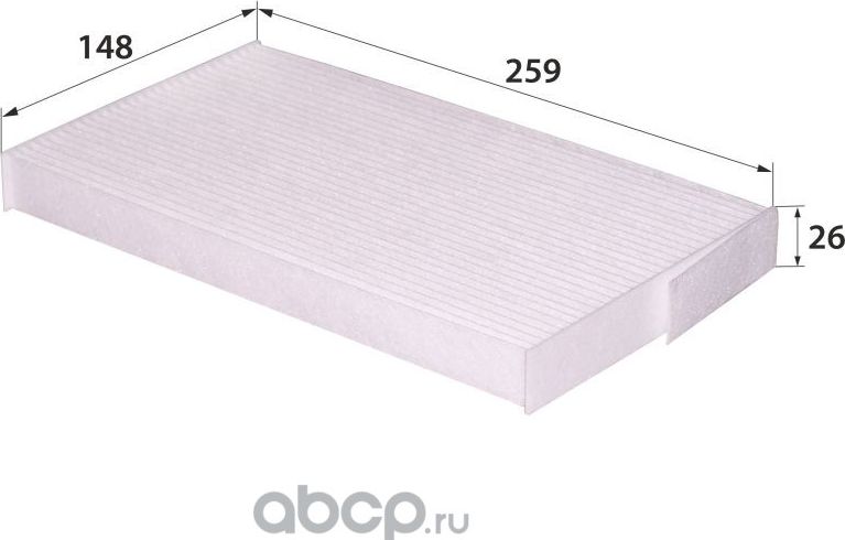 ФИЛЬТР САЛОНА (JD) (RB-Exide). Артикул AC210