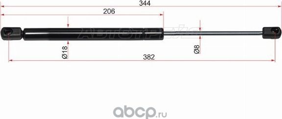 Амортизатор крышки багажника на стекло KIA SOREN (SAT). Артикул ST871703E000