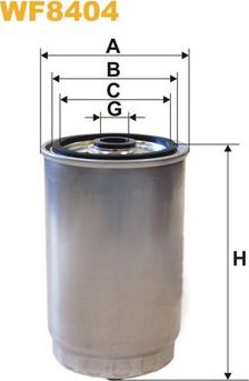 Топливный фильтр WIX Filters. Артикул WF8404