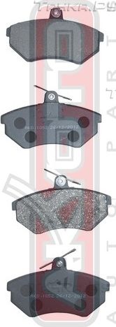 Тормозные колодки Akyoto Packing AKYOTO передние для Audi 80 III (B2) 1982-1986. Артикул AKD-1052