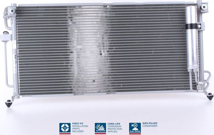 Радиатор кондиционера (конденсатор) Nissens (алюминий). Артикул 94748