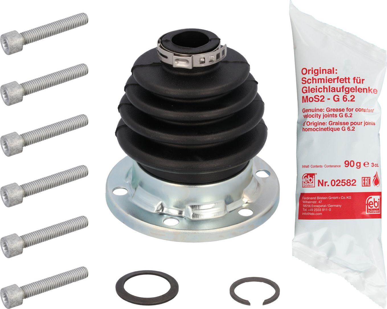 Пыльник ШРУСа внтуренний/наружный Febi Bilstein (резина). Артикул 08303