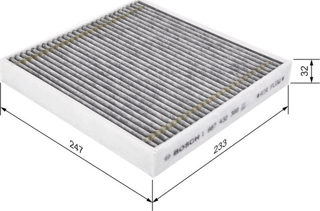 Салонный фильтр Bosch. Артикул 1 987 432 368