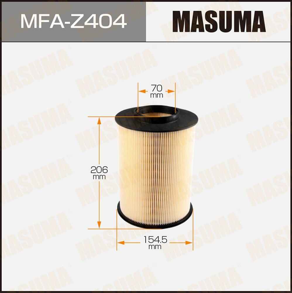 Воздушный фильтр Masuma. Артикул MFA-Z404