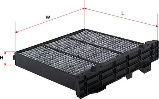 Салонный фильтр Sakura. Артикул CAC-10070