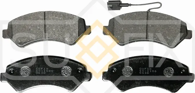 Колодки тормозные передние (Sufix). Артикул SX1106