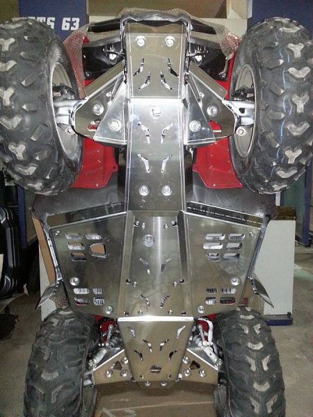 Защита АВС-Дизайн для днища и рычагов ATV Honda TRX420 2009-2026. Артикул 50.06ABC
