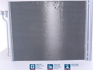 Радиатор кондиционера (конденсатор) Nissens (алюминий) для Rolls-Royce Wraith 2013-2025. Артикул 940288