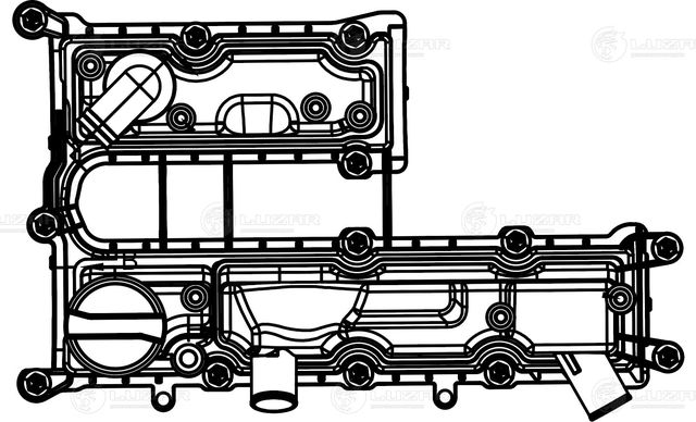 Крышка клапанная FORD KUGA/C-MAX 10 (Luzar). Артикул LVPC1009