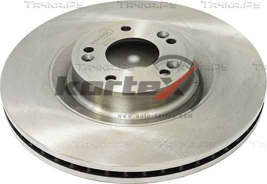 Диск тормозной HYUNDAI GENESIS 14- (d=345mm) пер.вент. (Kortex). Артикул KD0493