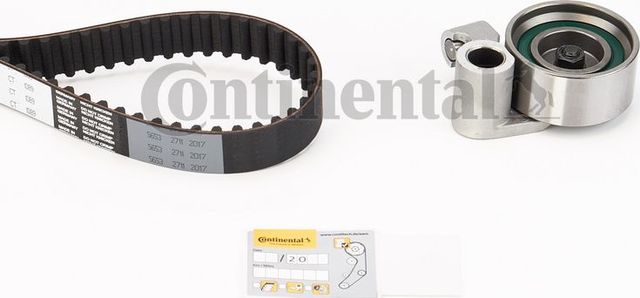 Ремень ГРМ с роликами (комплект) ContiTech для Toyota Fortuner I 2004-2015. Артикул CT1089K1