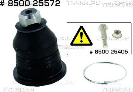 Шаровая опора Triscan передняя нижняя внешняя для Renault Dokker 2013-2026. Артикул 8500 25572