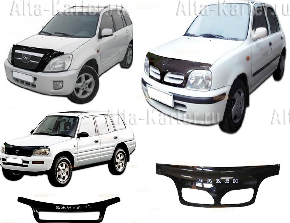 Дефлектор Vip-Tuning для капота (c облицовкой радиатора) ZAZ Chance 2009-2014. Артикул ZZ05