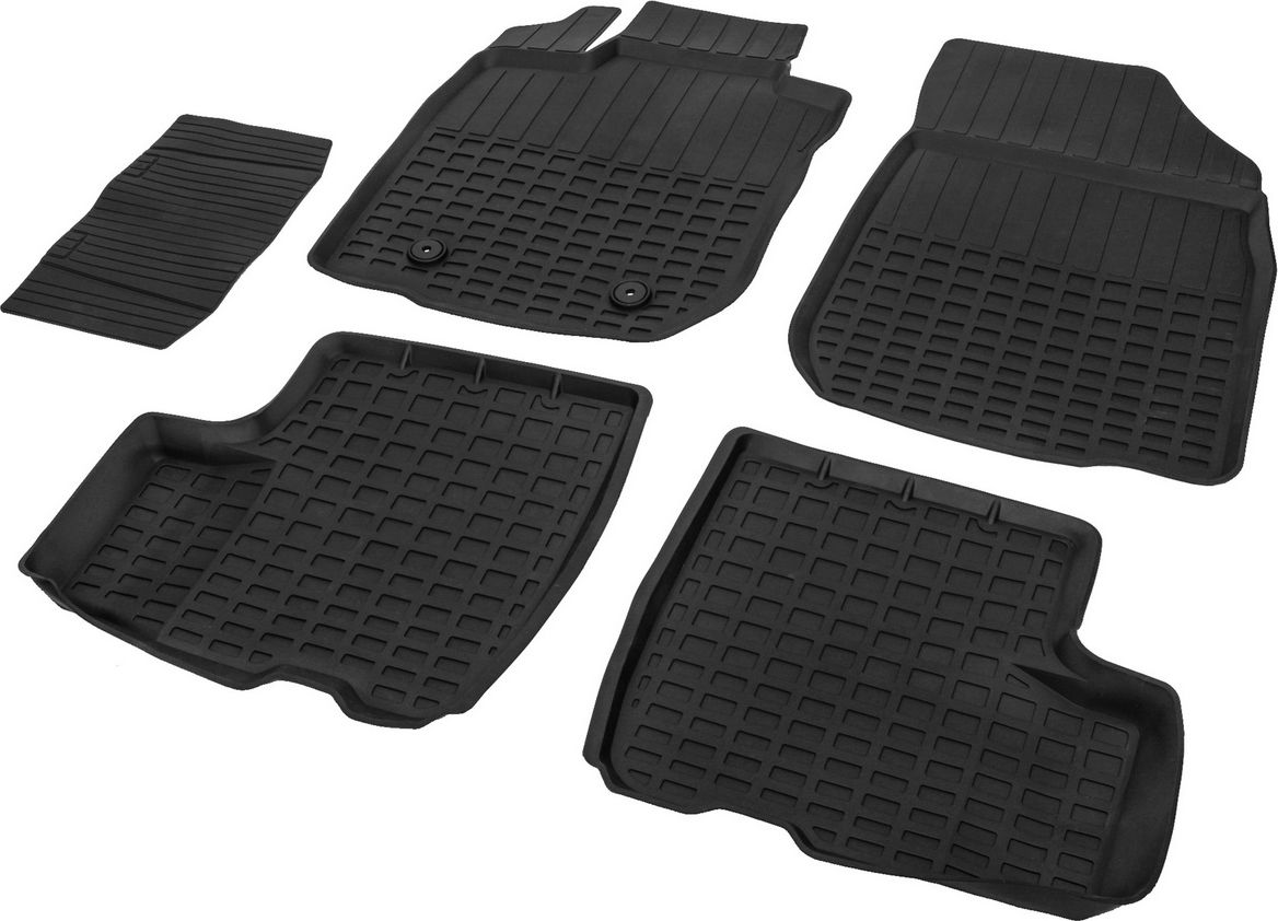 Коврики Rival для салона литьевые Lada Largus универсал (5 мест), Cross универсал (5 мест) 2012-2026. Артикул 66003002