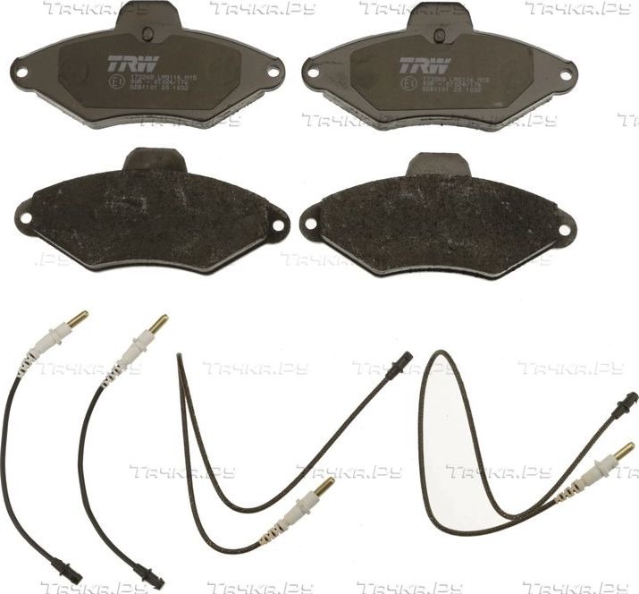 Тормозные колодки TRW COTEC. Артикул GDB1101