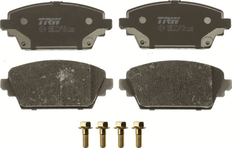 Тормозные колодки TRW COTEC. Артикул GDB3227