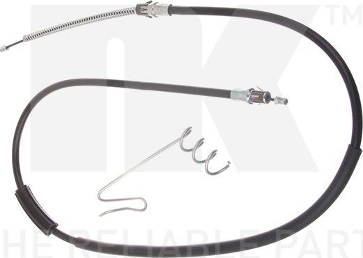 Трос ручника (тросик ручного тормоза) NK. Артикул 9025124