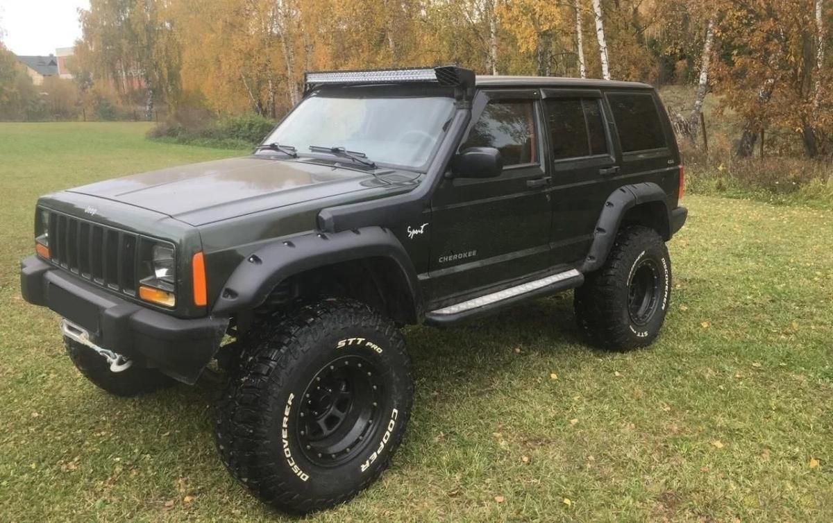 Дефлекторы Cobra Tuning для окон Jeep Cherokee XJ 1984-2001. Артикул J10584