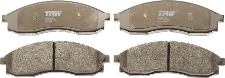 Тормозные колодки TRW. Артикул GDB3107