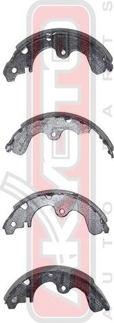 Тормозные колодки Akyoto Packing AKYOTO. Артикул AKS-2321
