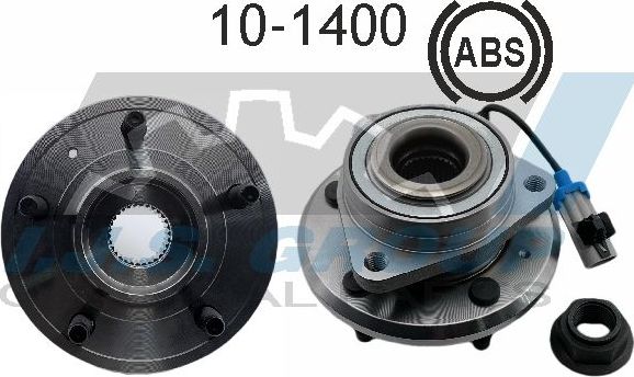 Ступичный подшипник (комплект) IJS Group. Артикул 10-1400