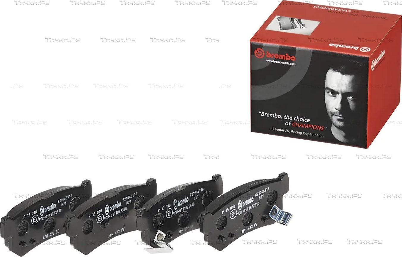 Тормозные колодки Brembo PRIME LINE задние для SsangYong Actyon I 2005-2011. Артикул P 15 010