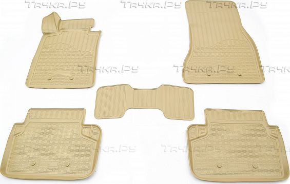 Коврики 3D Норпласт для салона BMW 5 G30 2016-2023 Бежевые. Артикул NPA11-C07-160Beige