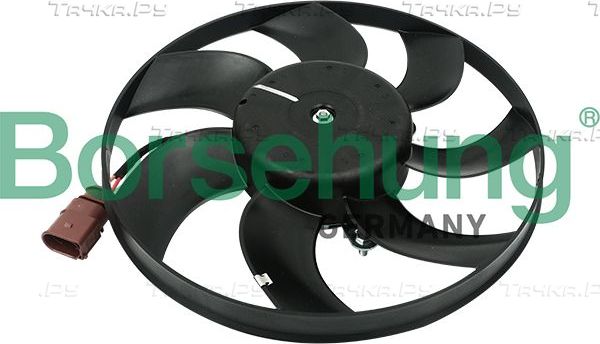 Вентилятор радиатора двигателя Borsehung правый для SEAT Altea I 2004-2015. Артикул B11500