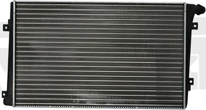 Радиатор охлаждения двигателя Vika для Volkswagen Touran I 2003-2010. Артикул 11210767101