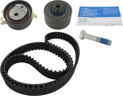 Ремень ГРМ с роликами (комплект) SKF для Peugeot 607 I 2000-2010. Артикул VKMA 03235