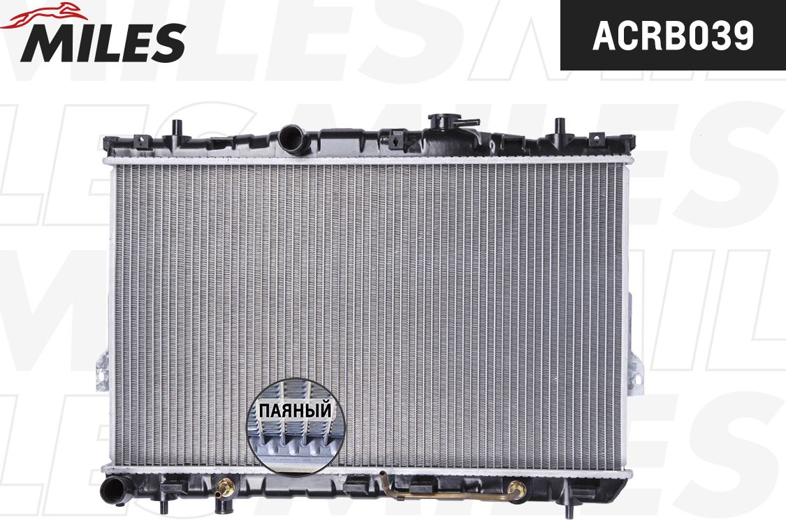 Радиатор охлаждения двигателя Miles (алюминий). Артикул ACRB039
