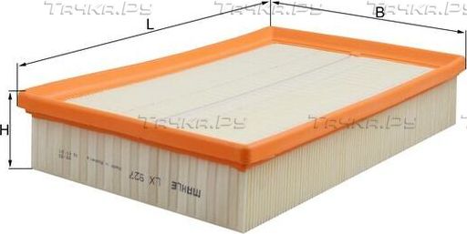 Воздушный фильтр Mahle-Knecht. Артикул LX 927