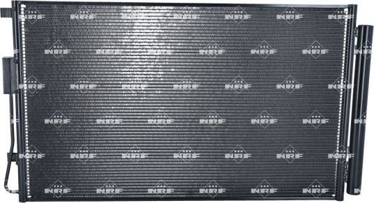 Радиатор кондиционера (конденсатор) NRF EASY FIT. Артикул 350643