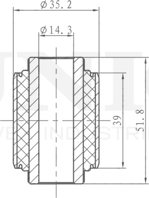 Сайлентблок поворотного кулака (Unio). Артикул RMP-20129
