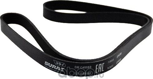Ремень поликлиновой 6PK1395 УАЗ 3163 Patriot (змз. 51432 Евро-4) без A/C (SR 048 (Surai). Артикул SR04888