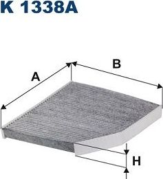 Салонный фильтр Filtron. Артикул K 1338A