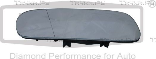 Зеркальное стекло бокового зеркала DPA левое для SEAT Leon I 1999-2006. Артикул 88570369002