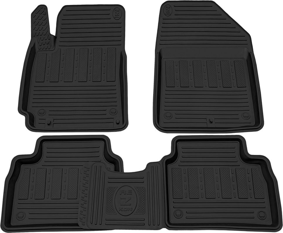 Коврики Rezkon резиновые для салона Hyundai Elantra VI 2015-2020. Артикул 1020015400