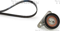 Приводной ремень поликлиновой с роликами (комплект) Gates Micro-V® для Volkswagen up! I 2011-2020. Артикул K056PK975