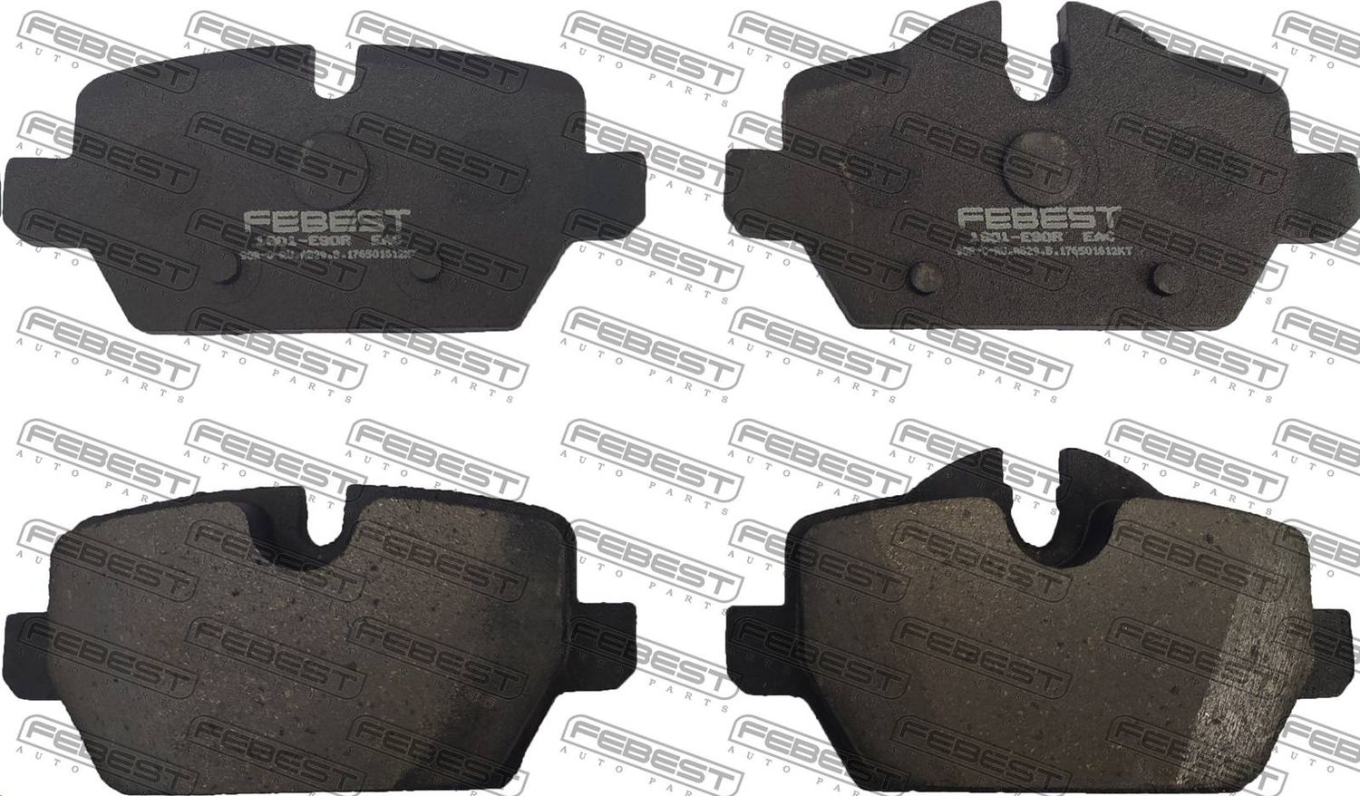 Тормозные колодки Febest. Артикул 1901-E90R