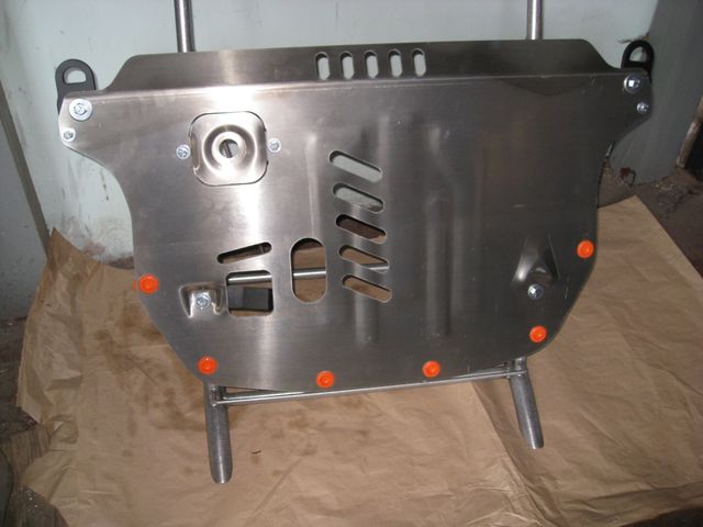 Защита алюминиевая Alfeco для картера и КПП Honda Civic VIII седан 2006-2011. Артикул ALF.09.04 AL4