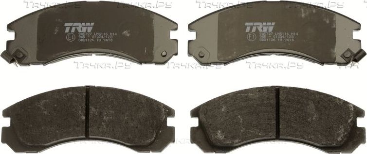 Тормозные колодки TRW COTEC передние для Mitsubishi L400 1995-2005. Артикул GDB1126